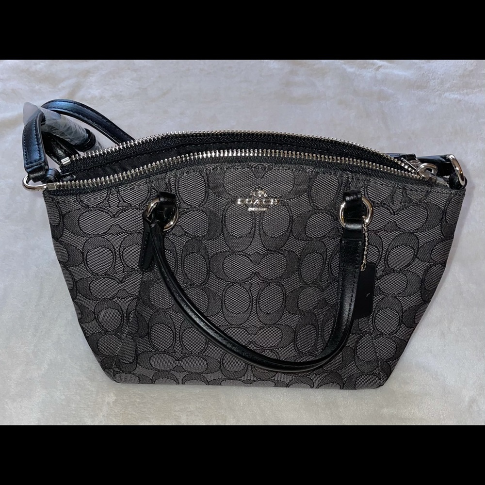 Coach Smoke Black Kelsey Purse